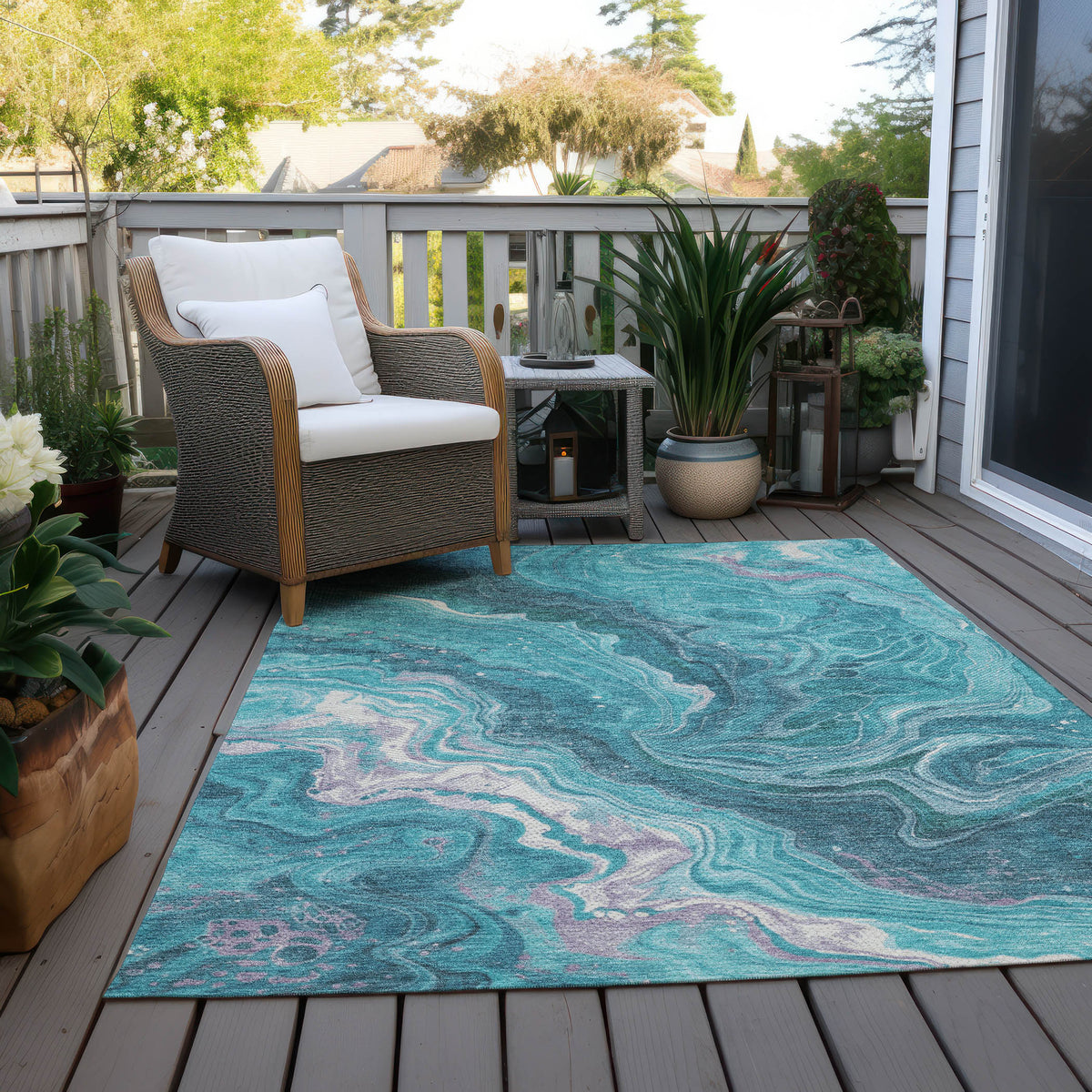 addison chantille acn1701 teal rug