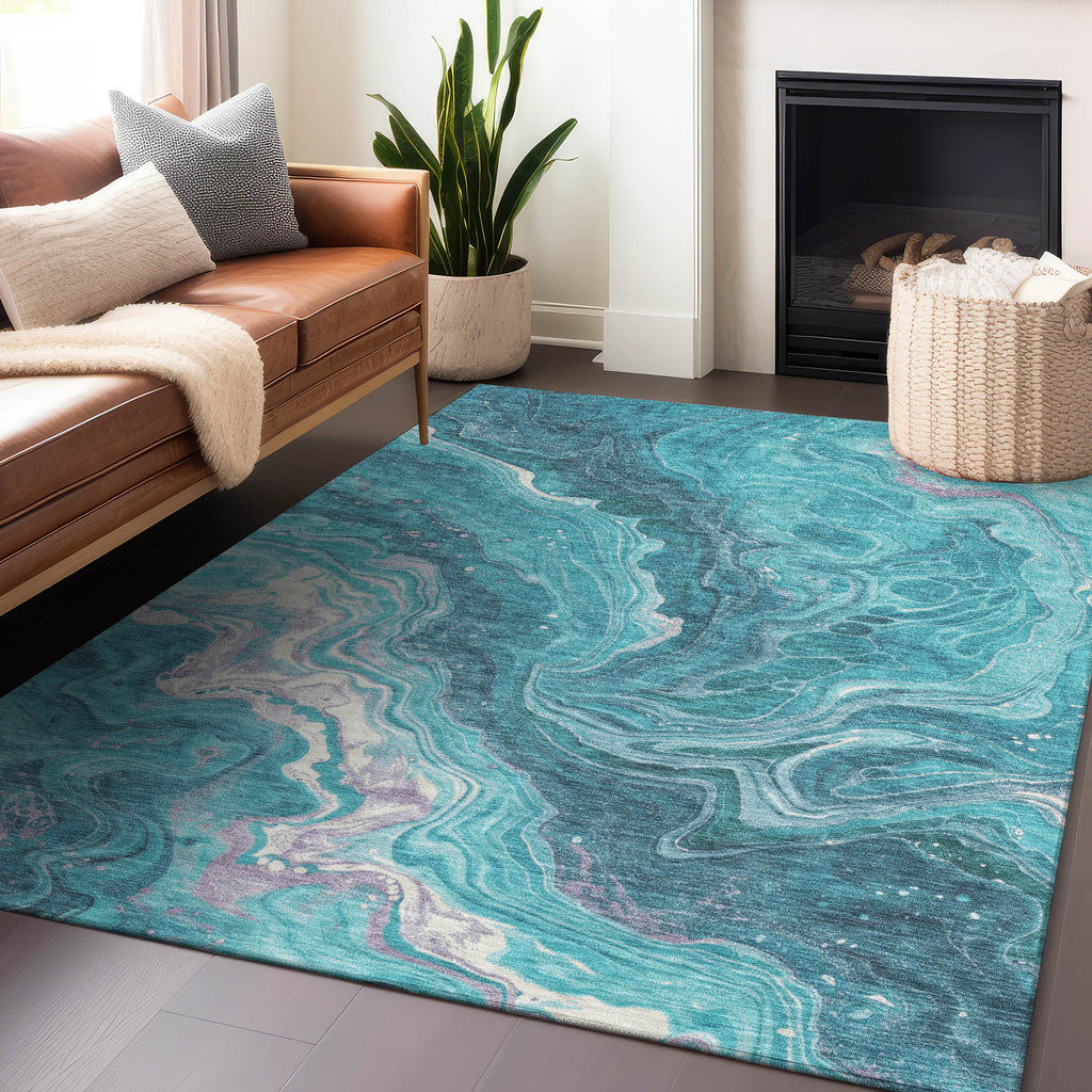 addison chantille acn1701 teal rug