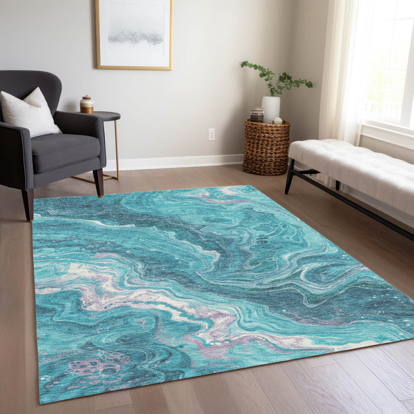 addison chantille acn1701 teal rug