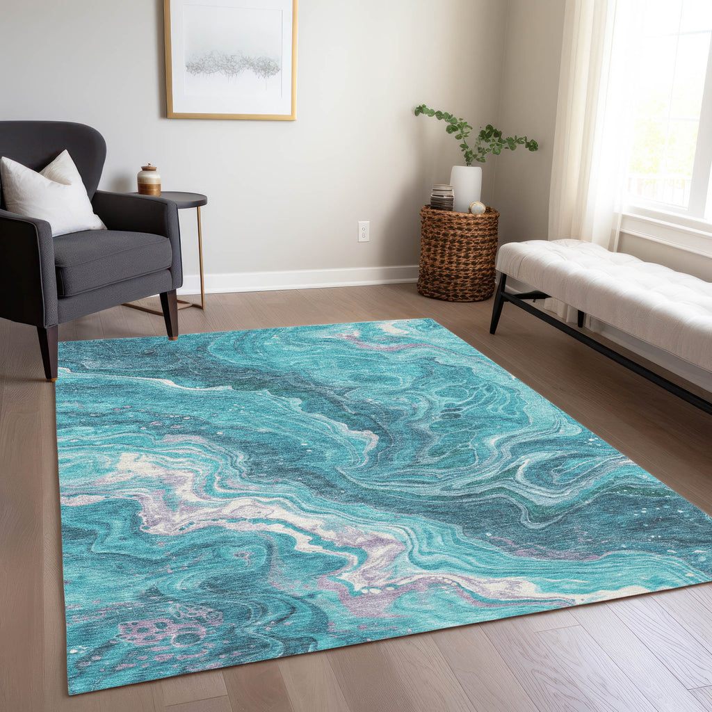 addison chantille acn1701 teal rug