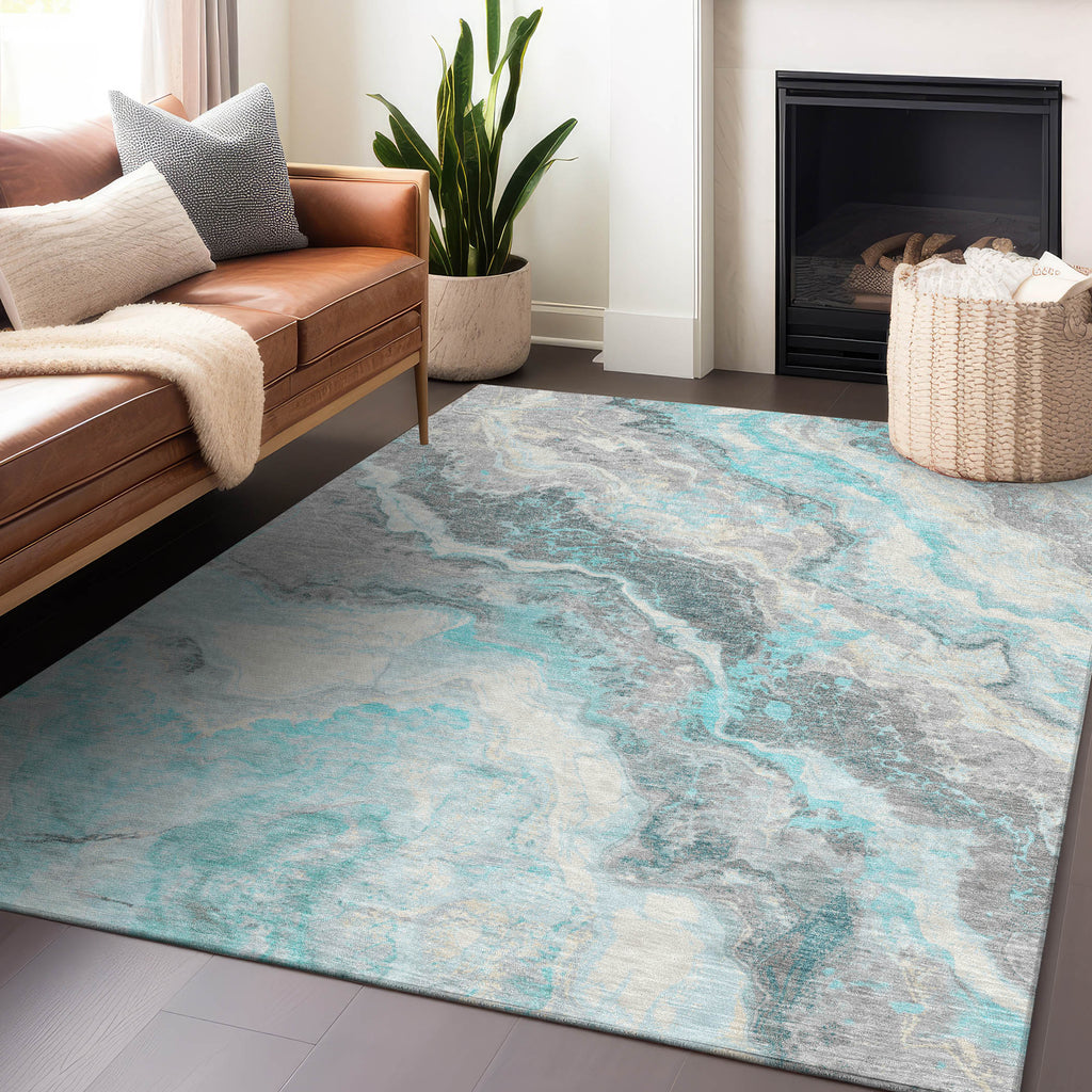 addison chantille acn1709 teal rug