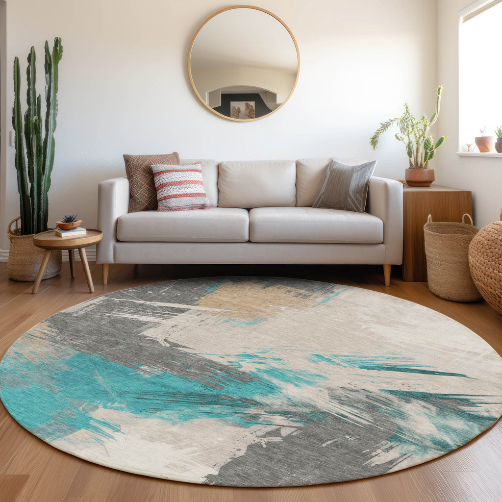 addison chantille acn1711 teal rug