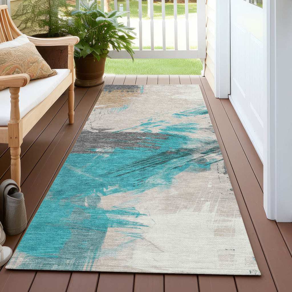 addison chantille acn1711 teal rug