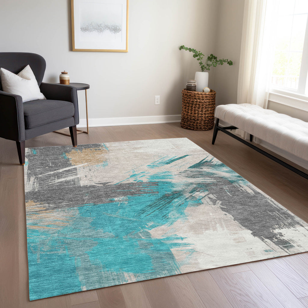 addison chantille acn1711 teal rug