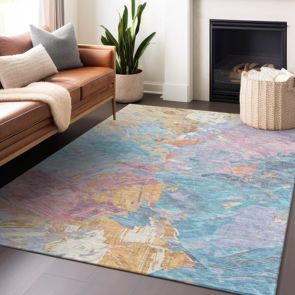 addison chantille acn1713 teal rug
