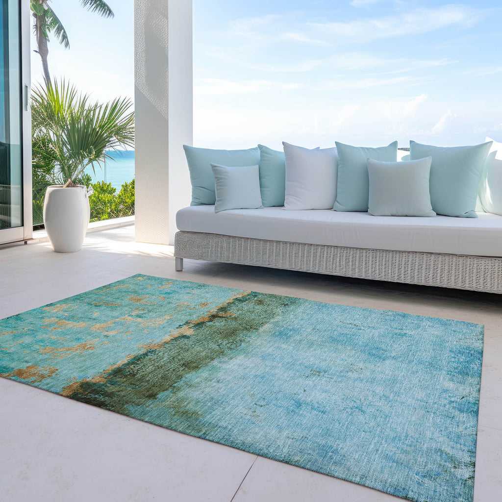 addison chantille acn1716 teal rug