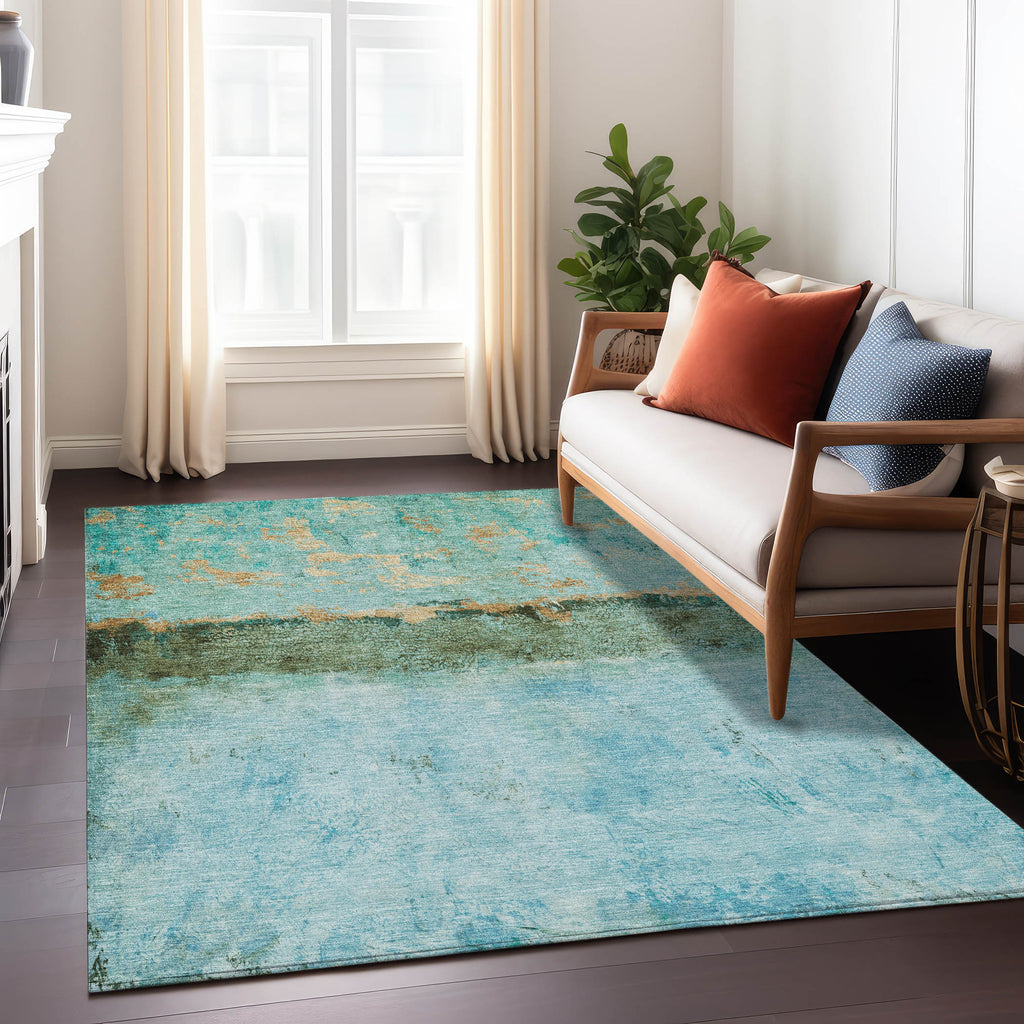 addison chantille acn1716 teal rug