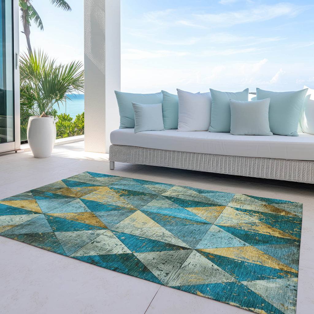 addison chantille acn1721 teal rug
