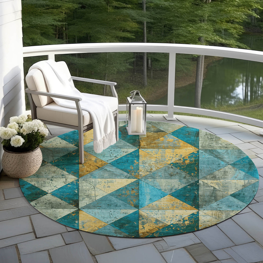 addison chantille acn1721 teal rug