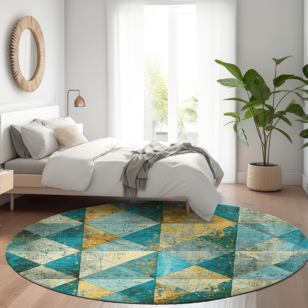 addison chantille acn1721 teal rug