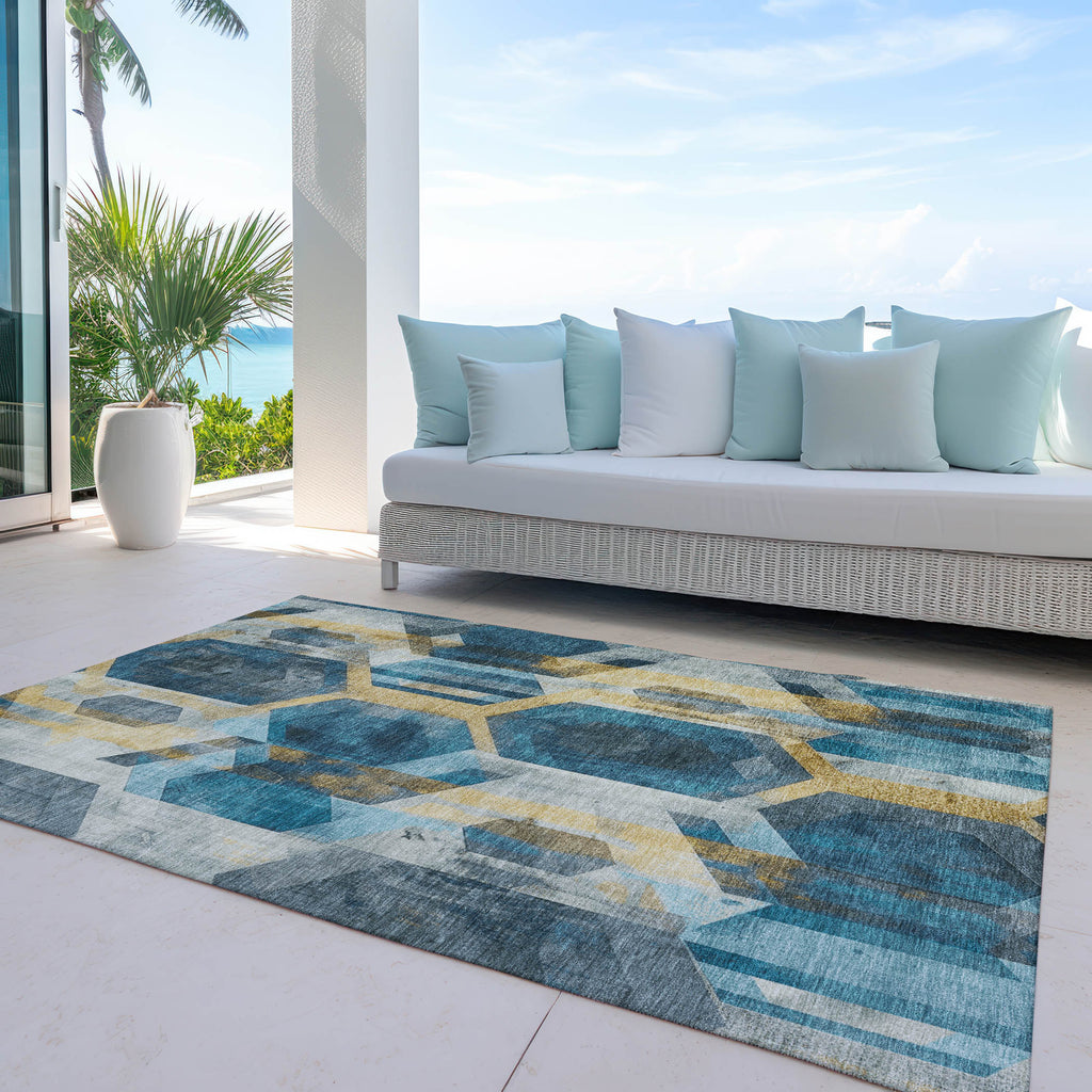addison chantille acn1722 teal rug