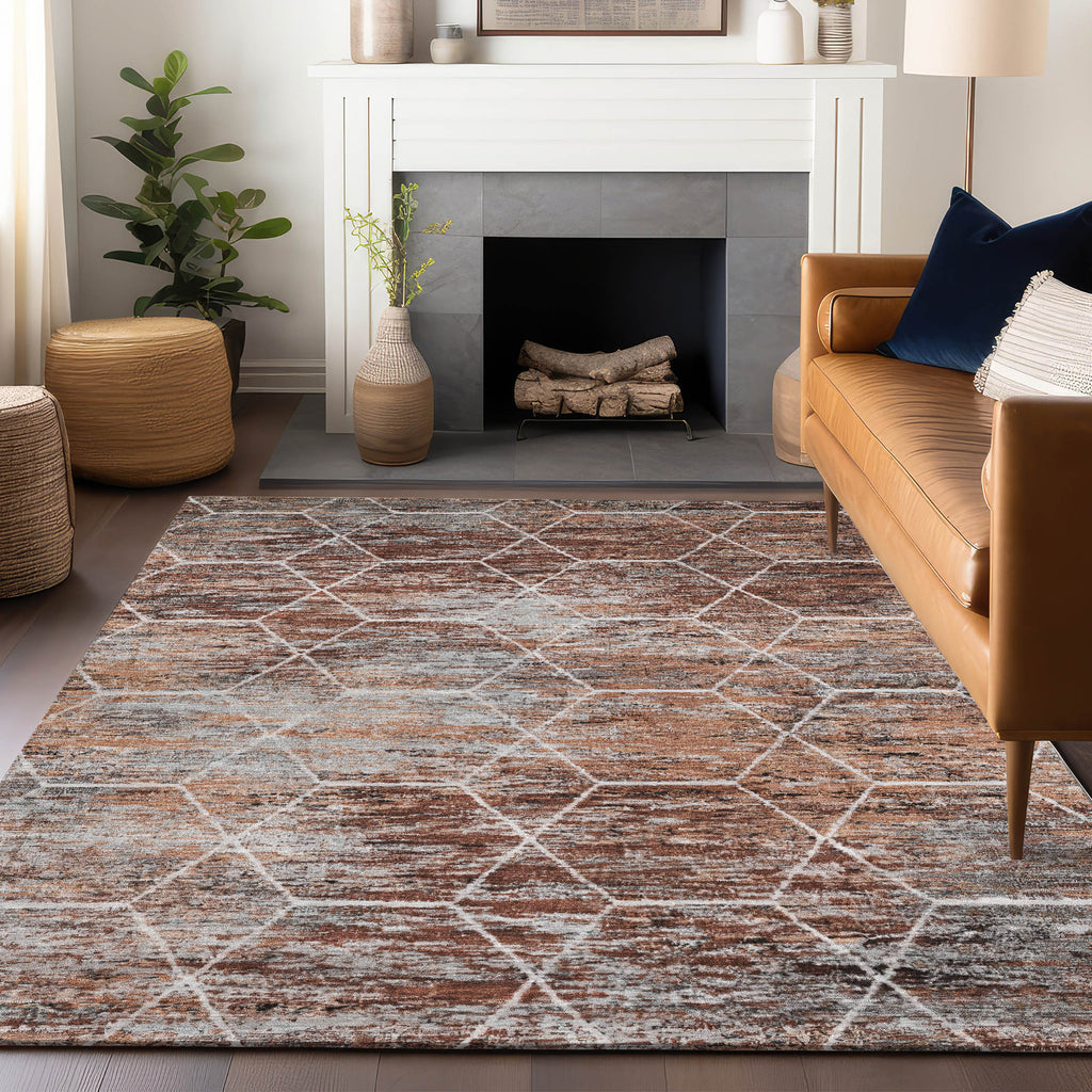 addison chantille acn1724 paprika rug