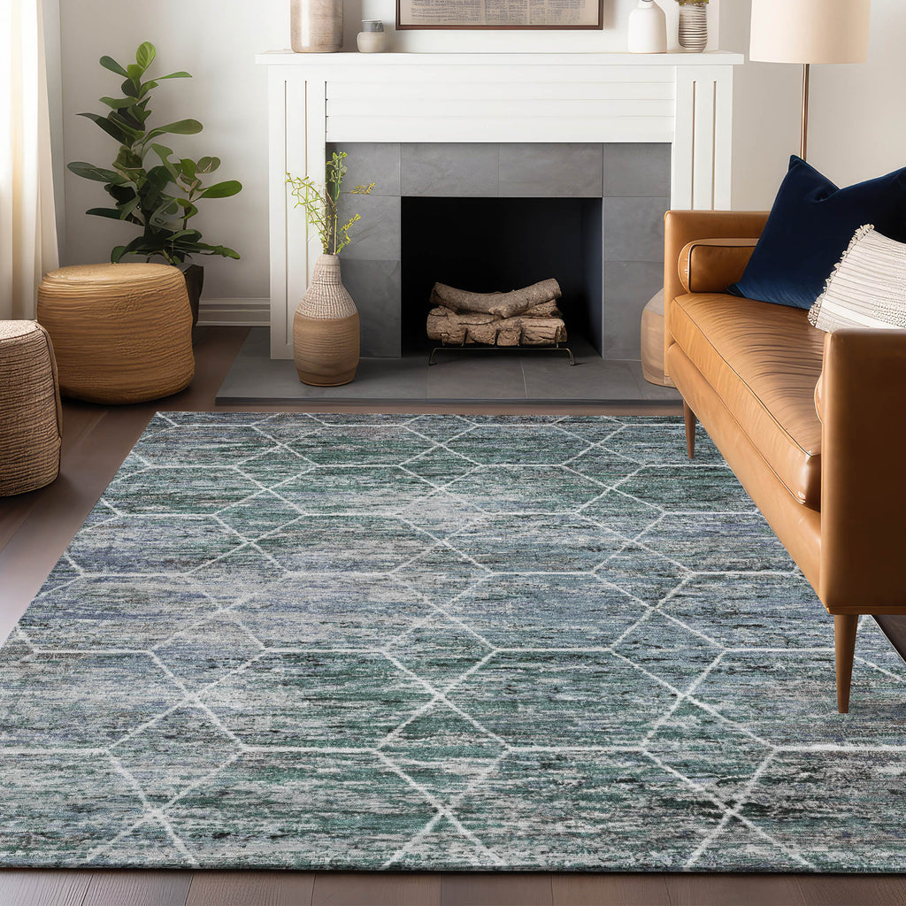 addison chantille acn1724 teal rug