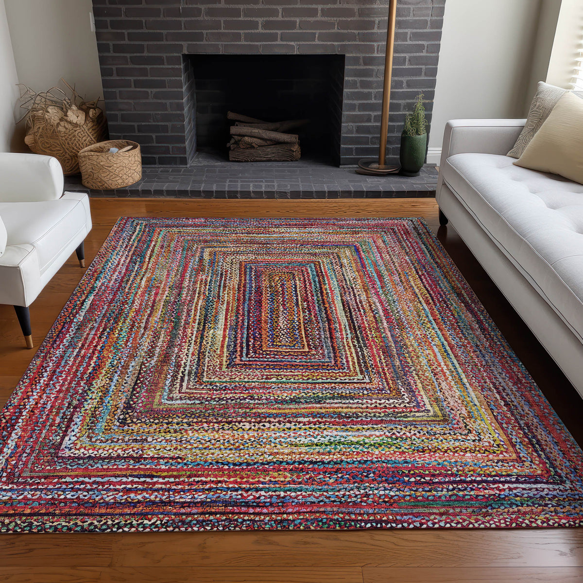 addison chantille acn1725 paprika rug