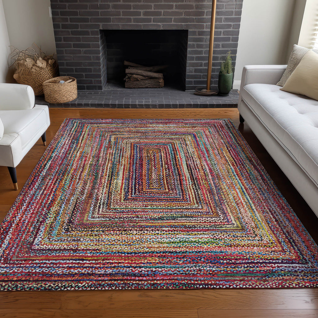 addison chantille acn1725 paprika rug