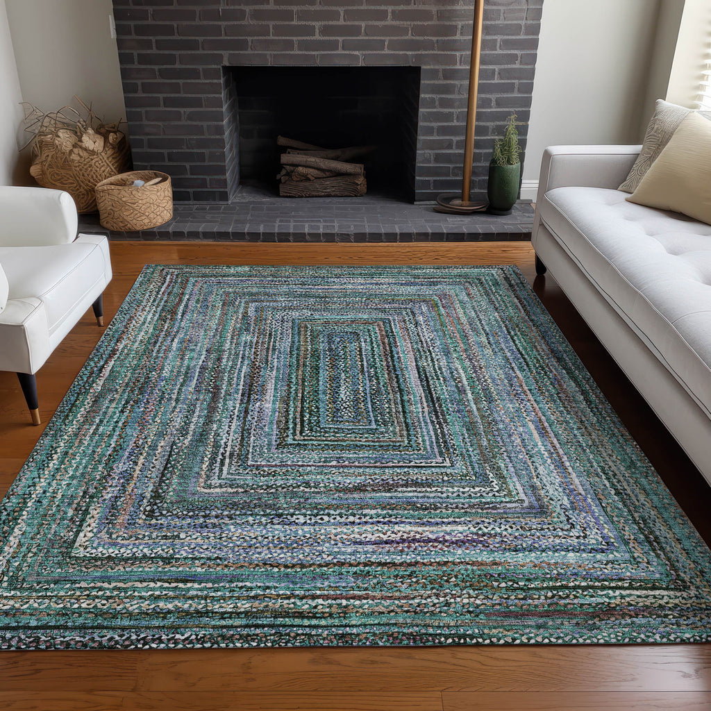 addison chantille acn1725 teal rug