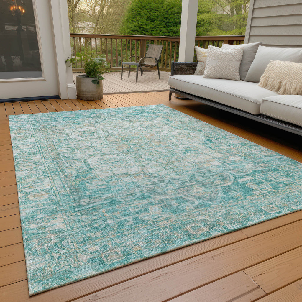 addison chantille acn1728 teal rug