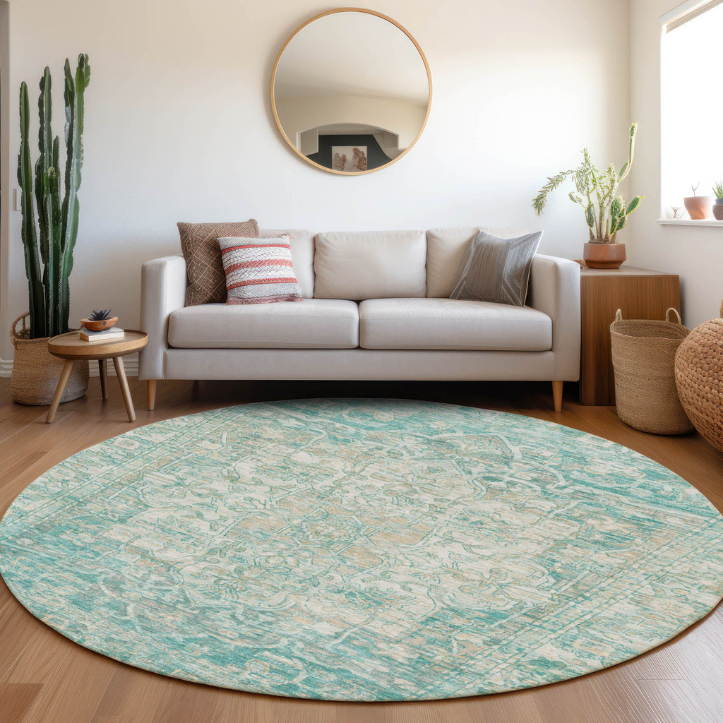 addison chantille acn1728 teal rug
