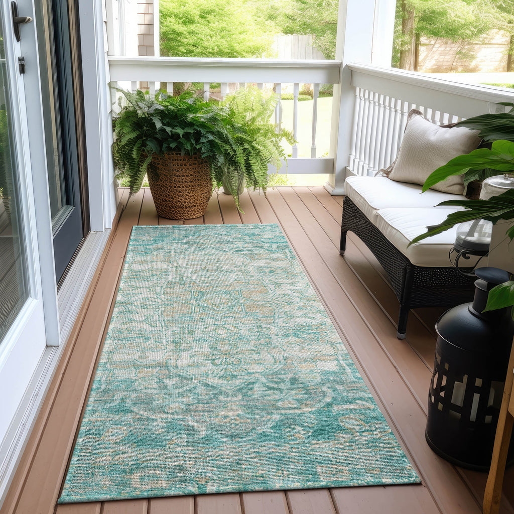 addison chantille acn1728 teal rug