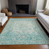 addison chantille acn1728 teal rug