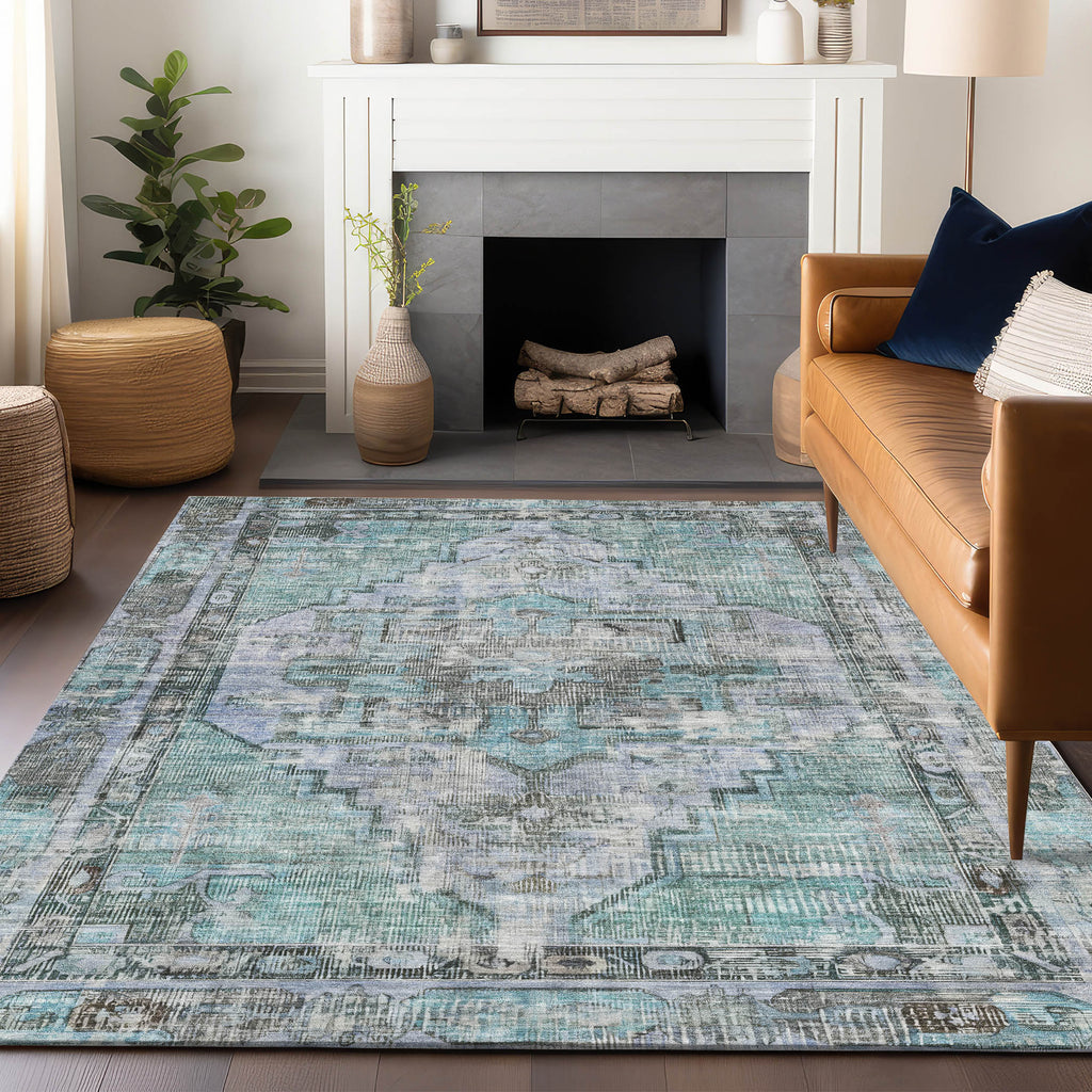 addison chantille acn1729 teal rug