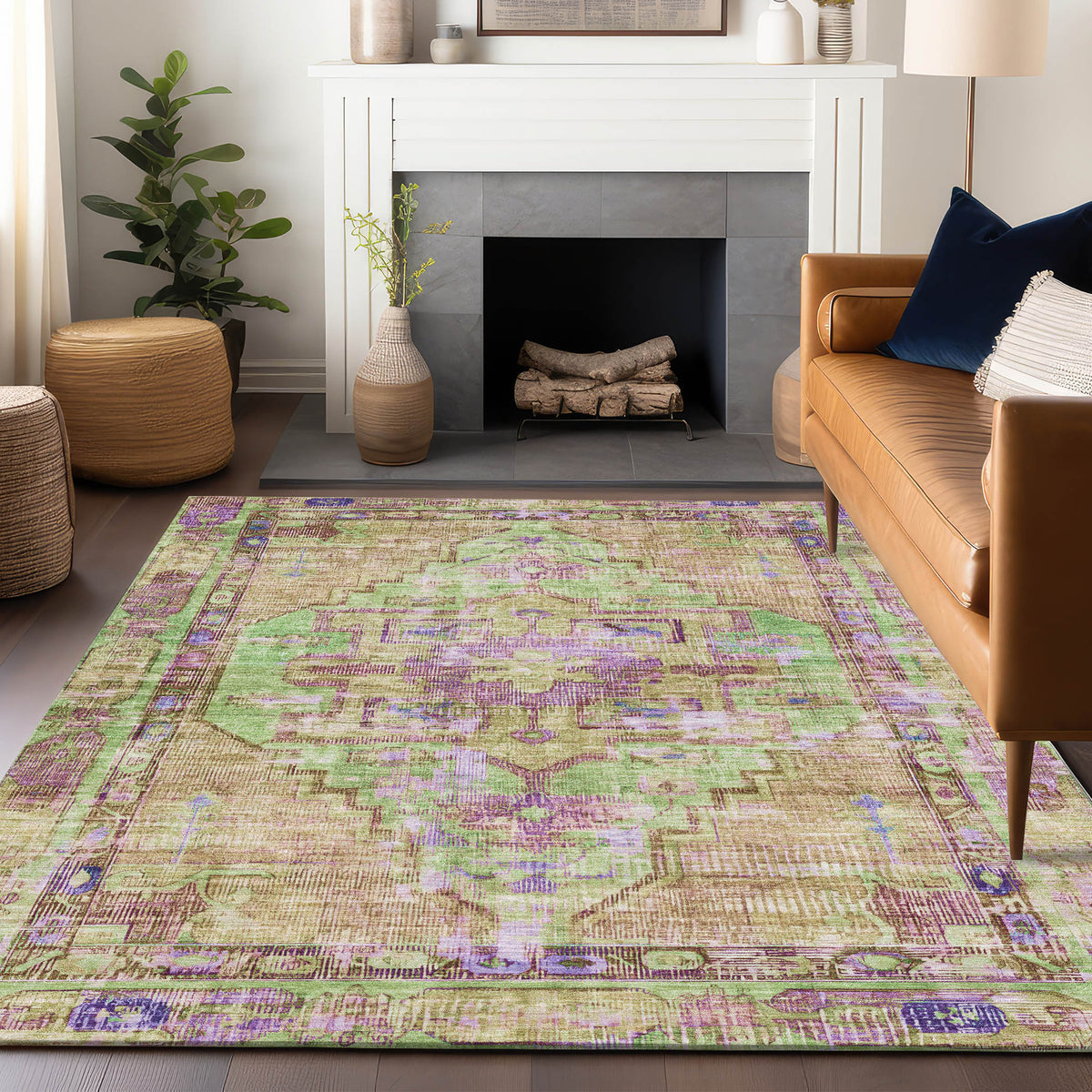 addison chantille acn1730 lime rug
