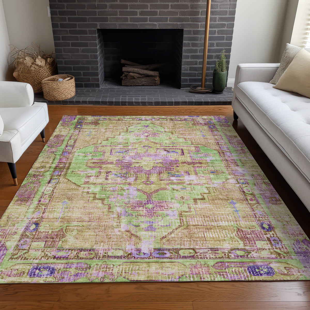 addison chantille acn1730 lime rug