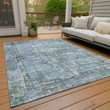 addison chantille acn1730 teal rug