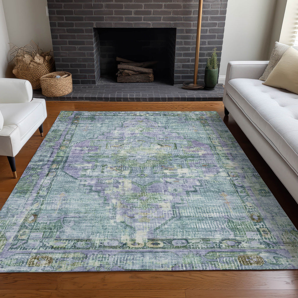 addison chantille acn1730 teal rug