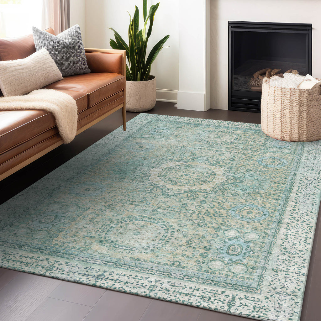 addison chantille acn1740 turquoise rug