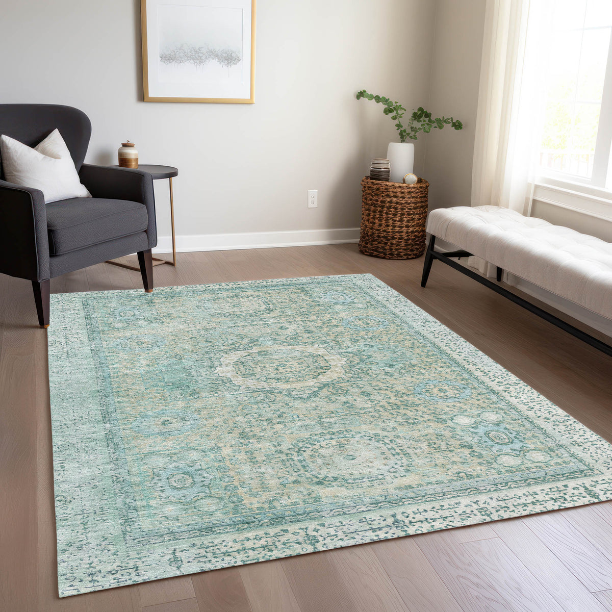 addison chantille acn1740 turquoise rug