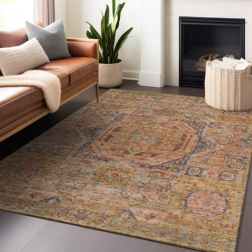 addison chantille acn1743 paprika rug