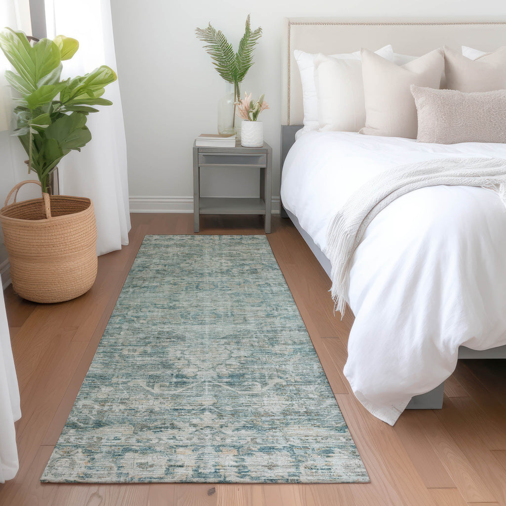 addison chantille acn1744 teal rug
