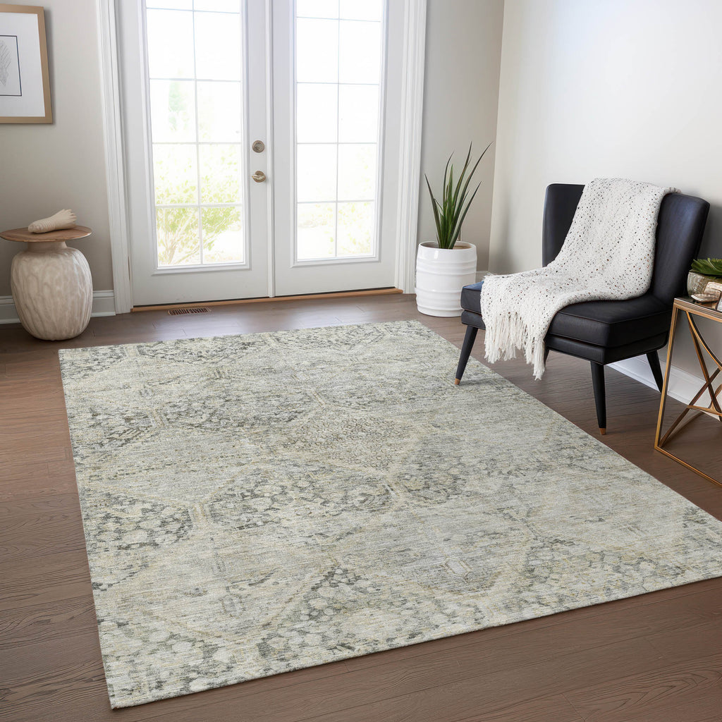 addison chantille acn1745 pewter rug