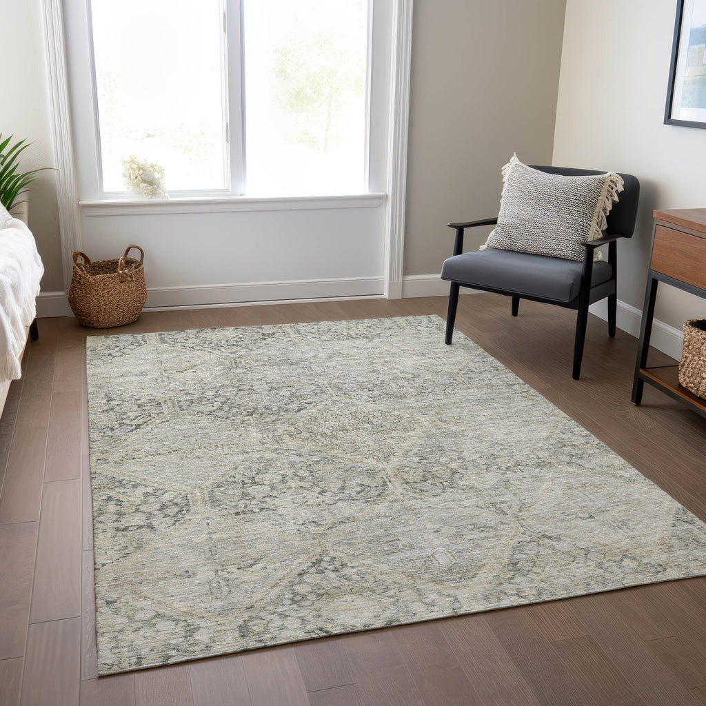addison chantille acn1745 pewter rug