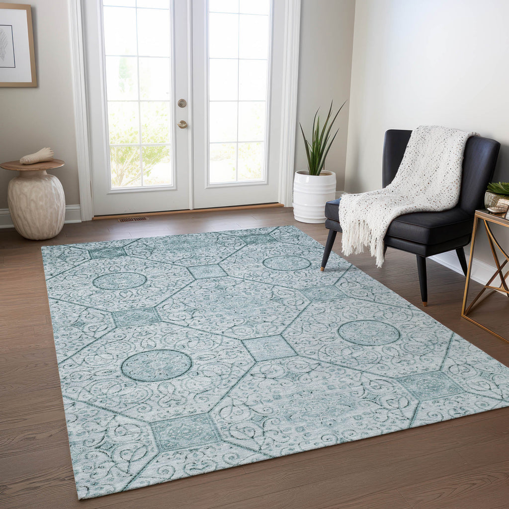 addison chantille acn1748 aqua rug
