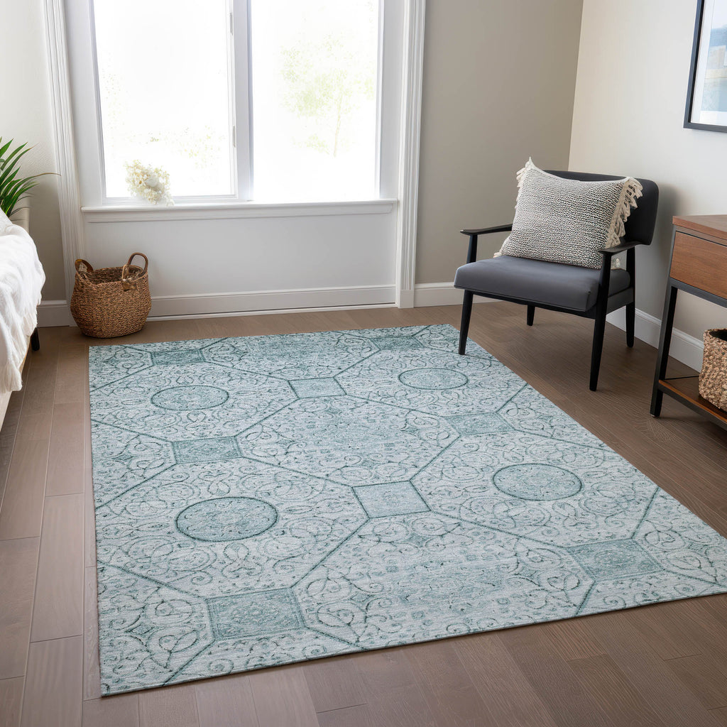 addison chantille acn1748 aqua rug