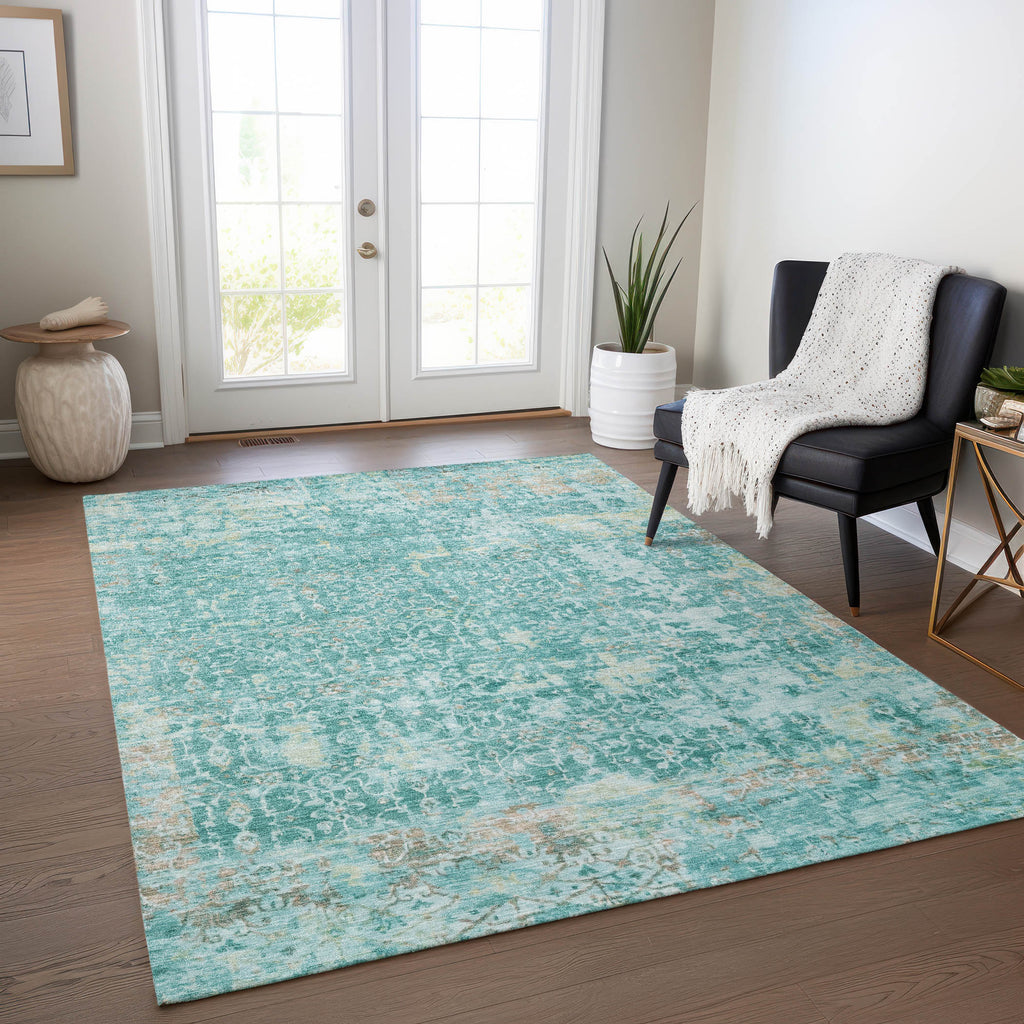 addison chantille acn1752 teal rug