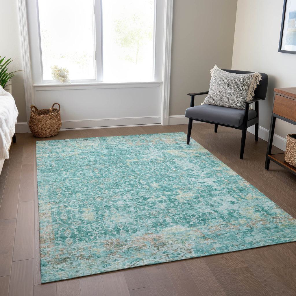 addison chantille acn1752 teal rug