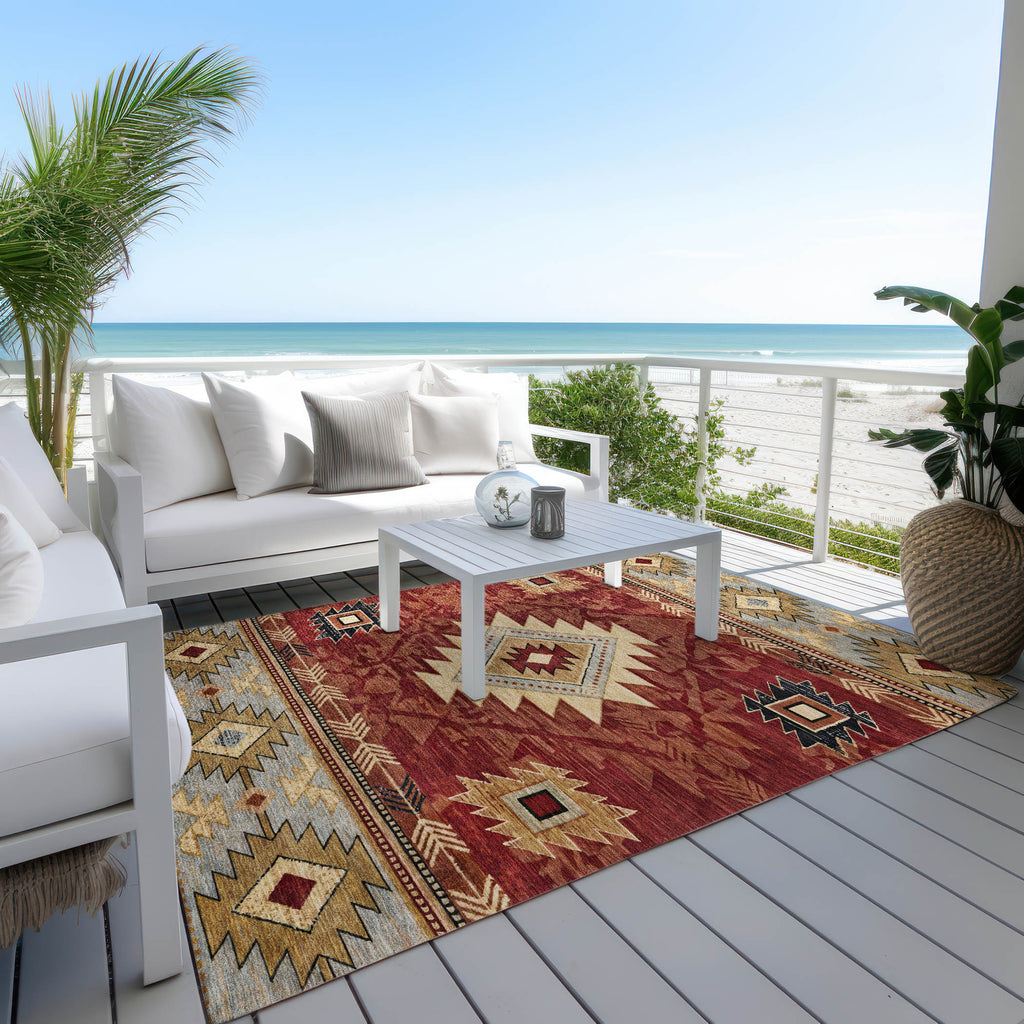 addison chantille acn1754 paprika rug