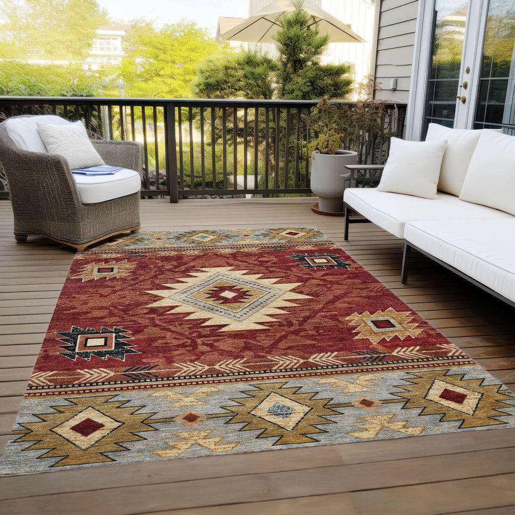 addison chantille acn1754 paprika rug