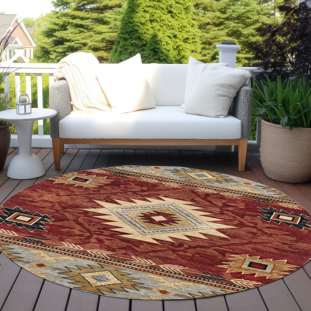 addison chantille acn1754 paprika rug