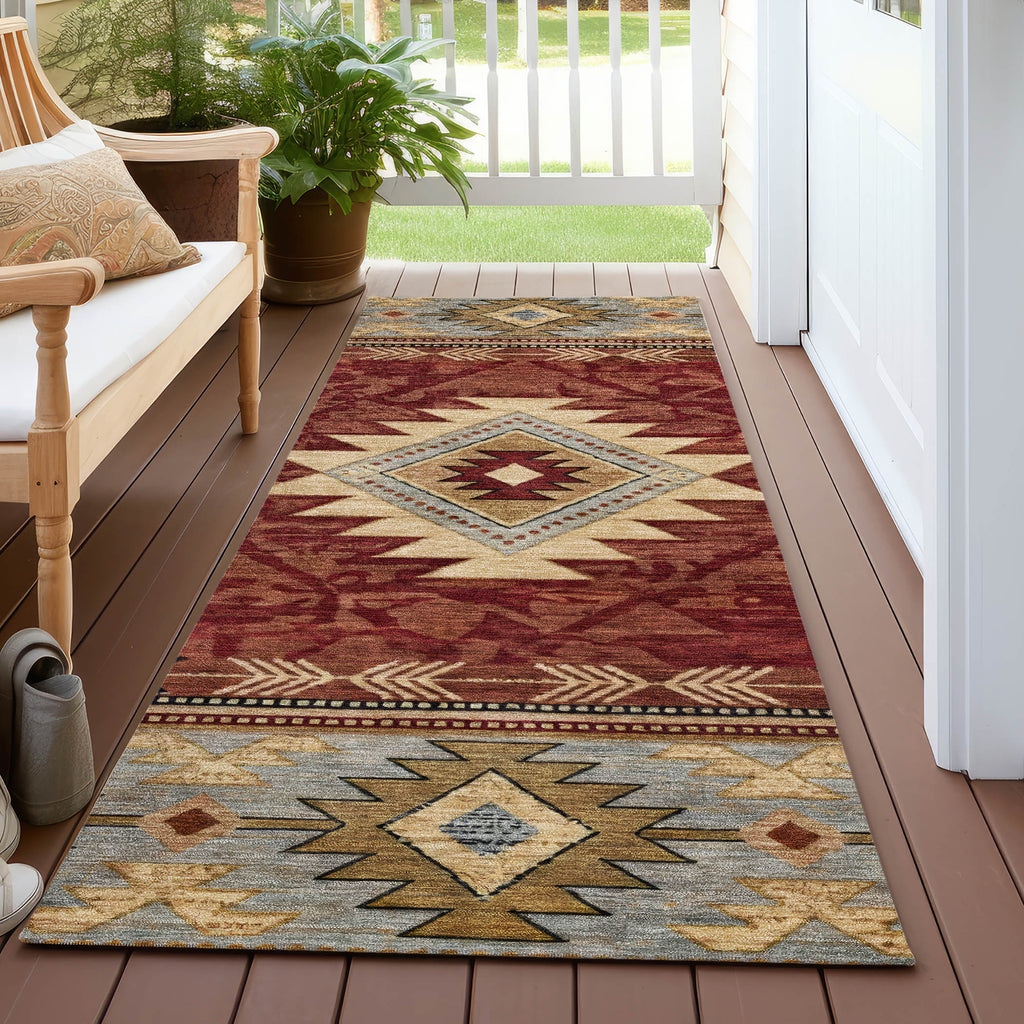 addison chantille acn1754 paprika rug