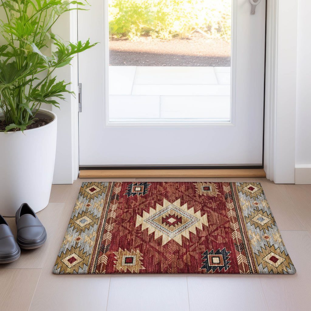 addison chantille acn1754 paprika rug