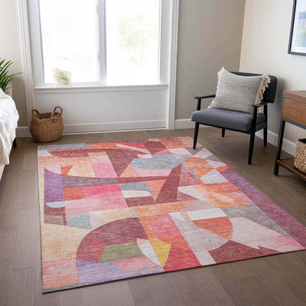 addison chantille acn1757 paprika rug