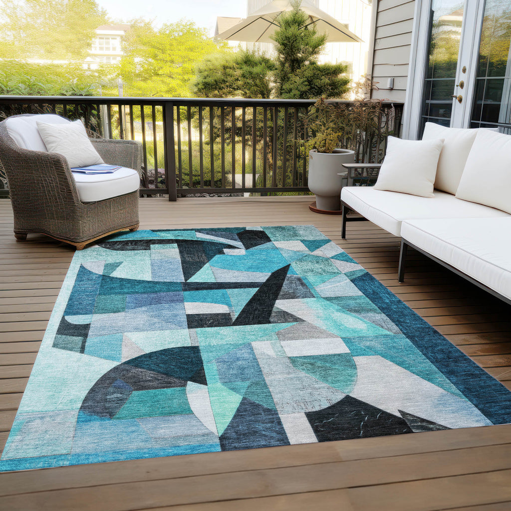 addison chantille acn1757 teal rug