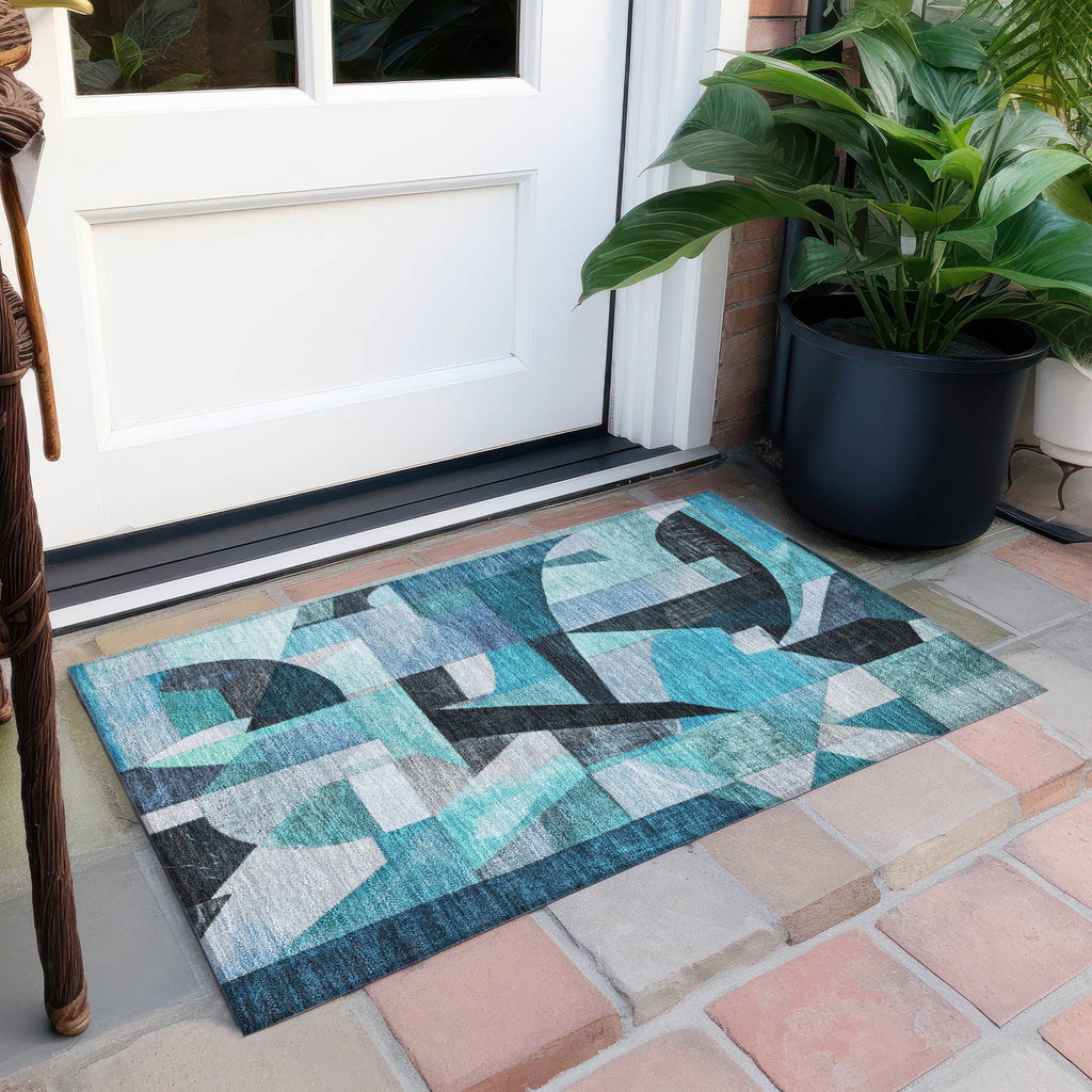 addison chantille acn1757 teal rug