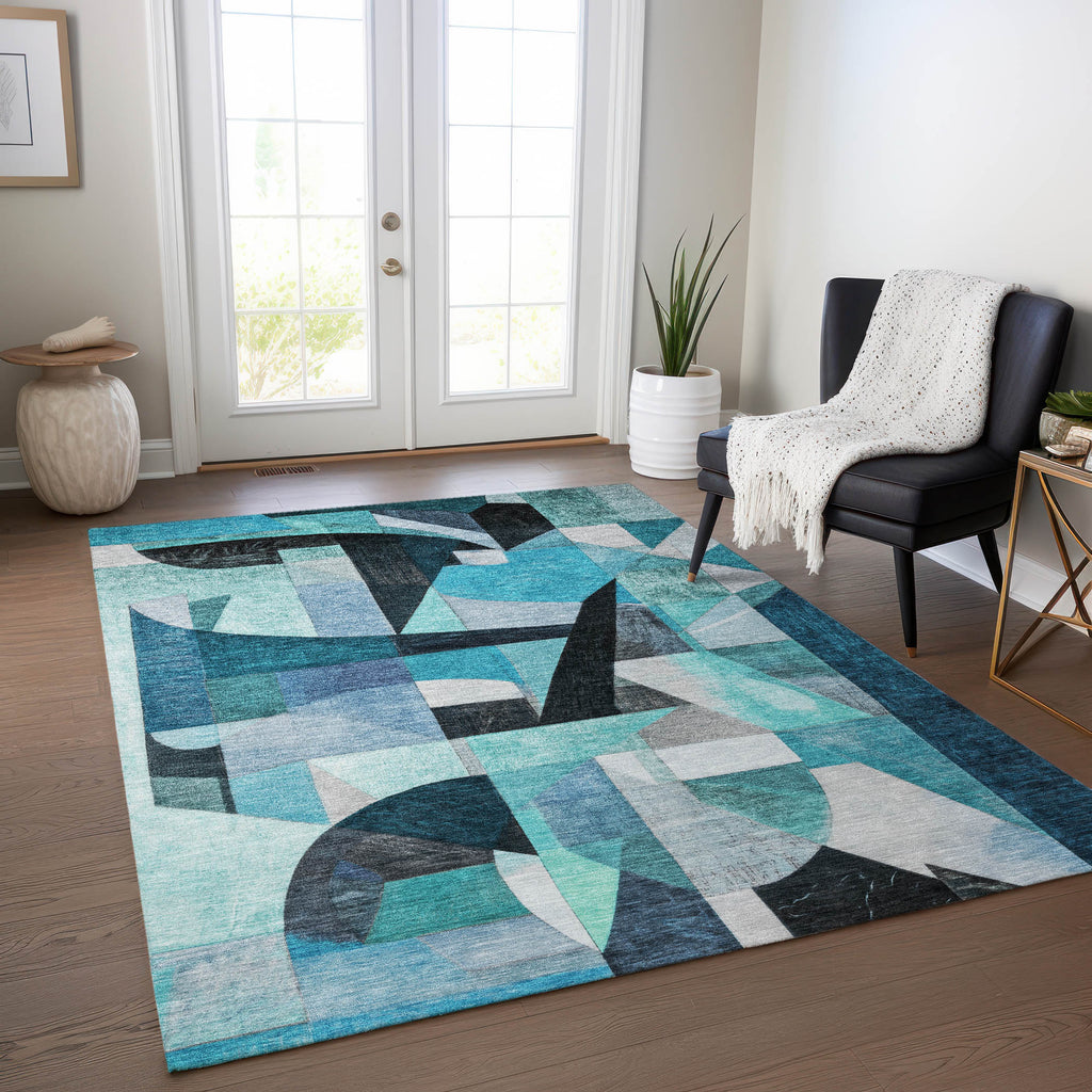 addison chantille acn1757 teal rug