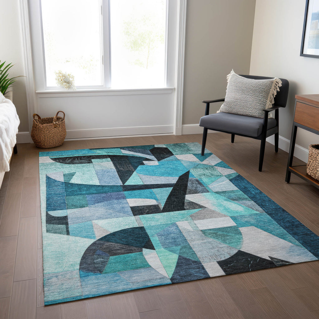 addison chantille acn1757 teal rug
