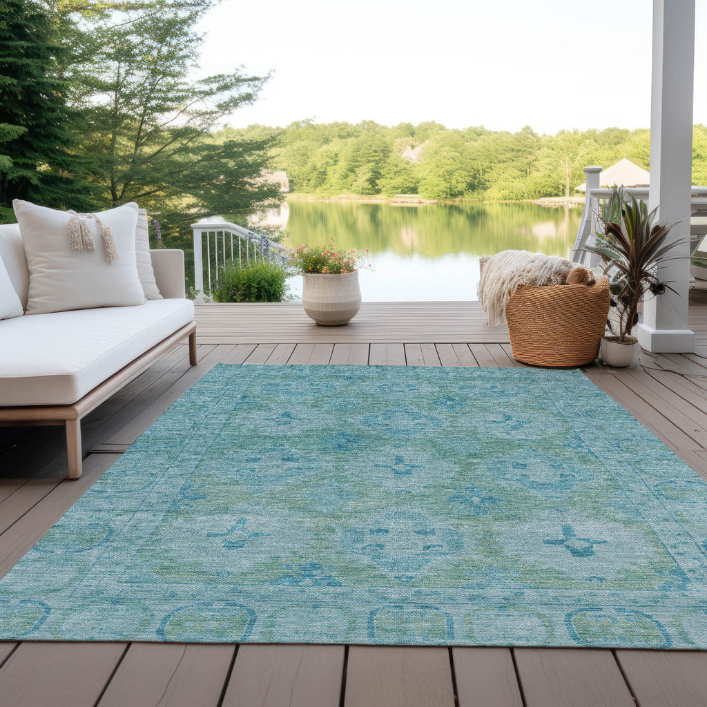 addison chantille acn1760 teal rug